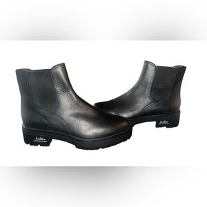 Sam Edelman Black Leather Ankle Boots